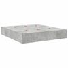 vidaXL Bed Frame Concrete grey 200 x 200 cm Engineered wood