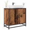 vidaXL Bathroom Sink Cabinet Old Wood 65 x 33 x 60 cm Engineered wood