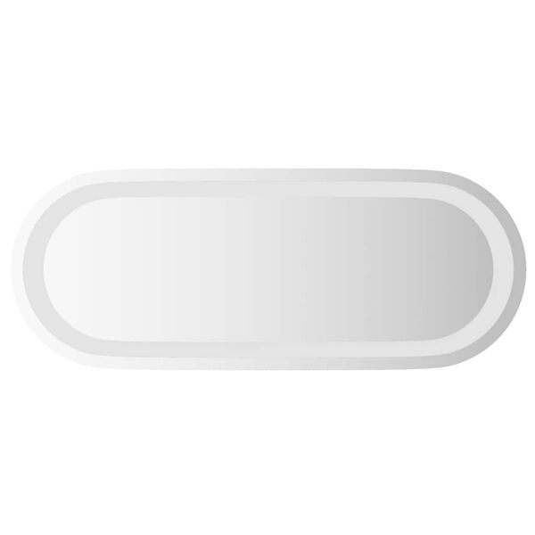 vidaXL LED Bathroom Mirror 50x20 cm Oval