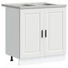vidaXL Sink Base Cabinet Porto 2 pcs White 80 x 46 x 81.5 cm