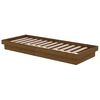vidaXL Bed Frame without Mattress Honey Brown Solid Wood Small Single