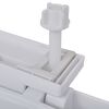 vidaXL Toilet Seats with Soft Close Lids 2 pcs Plastic White