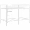 vidaXL Bunk Bed without Mattress White 100x200 cm Steel