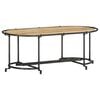vidaXL Coffee Table 110x55x40 cm Solid Wood Rough Mango