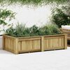 vidaXL Raised Bed 196x100x50 cm Impregnated Pinewood