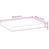 vidaXL Floating Shelves 4 pcs 40x30x4 cm Untreated Solid Wood Acacia