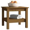 vidaXL Coffee Table Honey Brown 45x45x40 cm Solid Wood Pine