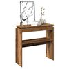 vidaXL Console Table Old Wood 102x30x80 cm Engineered Wood