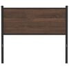 vidaXL Replace Headboard Brown Oak 100 cm Engineered Wood and Steel