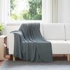vidaXL Throw Blankets 24 pcs Dark Grey 170 x 130 cm Fleece