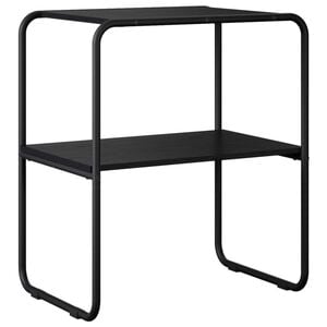 vidaXL Console Table Black Oak 80 x 42.5 x 70 cm Engineered Wood