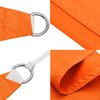 vidaXL Sunshade Sail Oxford Fabric Rectangular 6x7 m Orange