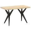 vidaXL Dining Table 120x60x76 cm Solid Mango Wood