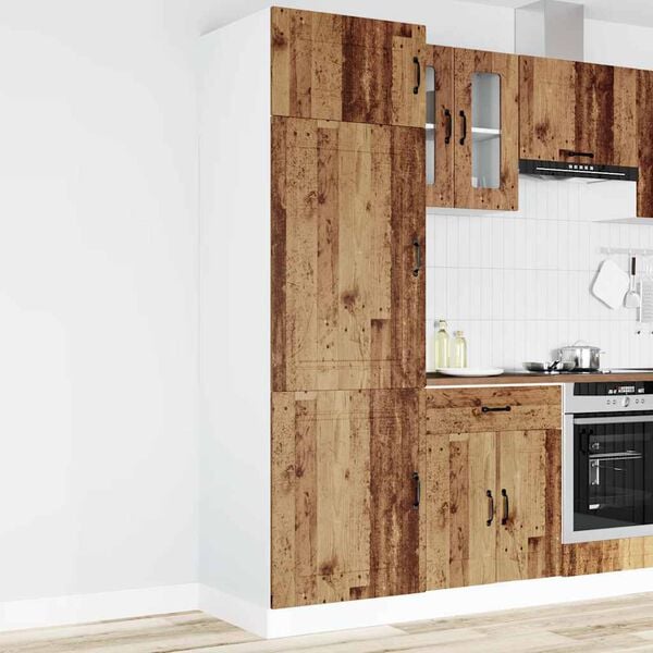 vidaXL Kitchen Cupboard Kalmar Old Wood Engineered Wood