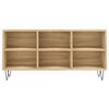 vidaXL TV Cabinet Sonoma Oak 103.5x30x50 cm Engineered Wood