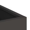 vidaXL Garden Planter Black 50 x 32 x 40 cm Cold-rolled Steel