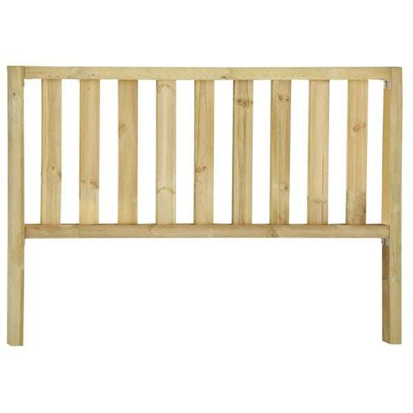 vidaXL Garden Fence Impregnated Pinewood 5.34x1.3 m