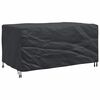 vidaXL Furniture Cover Plain Black 150 x 90 x 75 cm 600D