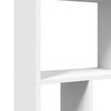 vidaXL Bookcase White 60x20x120.5 cm Engineered Wood