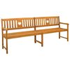 vidaXL Outdoor Bench 4 -Seater 220 x 56 x 90 cm Solid Acacia Wood