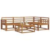 vidaXL Outdoor Sofa Set 5 pcs Natural Solid Acacia Wood