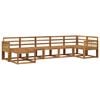 vidaXL Outdoor Sofa Set 7 pcs Natural Solid Acacia Wood
