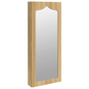 vidaXL Mirror Jewellery Cabinet Wall Mounted 37.5x10x90 cm