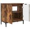 vidaXL Bathroom Furniture Set with Drawer with Shelf 2 pcs Smoked Oak