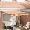 vidaXL Retractable Awning Manual Multicolour 350 x 250 cm