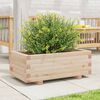 vidaXL Garden Planter 70x40x26.5 cm Solid Wood Pine