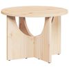vidaXL Coffee Table Natural 50 x 50 x 35 cm Solid pine wood