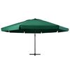 vidaXL Garden Parasol with Aluminium Pole 600 cm Green