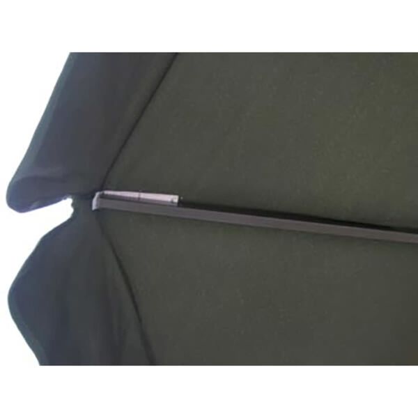 vidaXL Garden Parasol Green Aluminium 500 cm