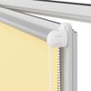 vidaXL Roller Blind Blackout Yellow 110x210 cm Fabric Width 105.7 cm Polyester