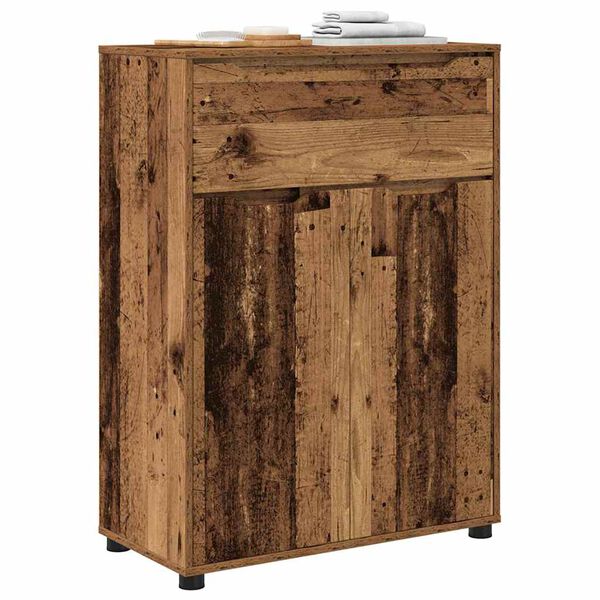 vidaXL Bathroom Cabinet Old Wood 72.5 x 36.5 x 100 cm Engineered Wood