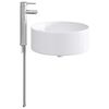 vidaXL Bathroom Wash Basin Chrome 40.5 x 40.5 x 15.5 cm Metal