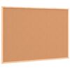 vidaXL Cork Board with Solid Pine Wood Frame 80x55 cm