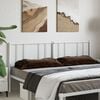 vidaXL Metal Replace Headboard White 193 cm