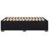 vidaXL Bed Frame without Mattress Black Double Velvet