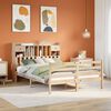 vidaXL Bookcase Bed without Mattress 150x200 cm King Size Solid Wood Pine