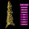 vidaXL Christmas Tree with 100 LEDs Warm White 120 cm PET