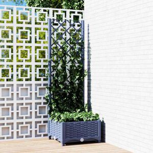 vidaXL Garden Blue Grey 40 x 40 x 121.5 cm