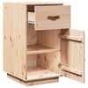 vidaXL Desk Cabinet 40x50x75 cm Solid Wood Pine