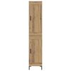 vidaXL Highboard Artisan Oak 34.5 x 34 x 180 cm Engineered Wood