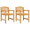 vidaXL 4 Piece Garden Dining Set Solid Wood Teak