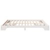 vidaXL Bed Frame White 180 x 200 cm Solid Pine Wood