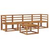 vidaXL Outdoor Sofa Set 5 pcs Natural Solid Acacia Wood