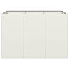 vidaXL Planter White 120x80x80 cm Steel
