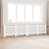 vidaXL Radiator Covers 2 pcs White 172x19x81.5 cm MDF