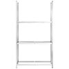 vidaXL 3-Layer Tire Racks 4 pcs Silver 110x40x200 cm Steel